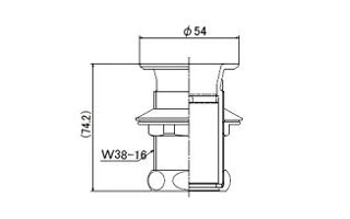 洗面排水共通金具32図面